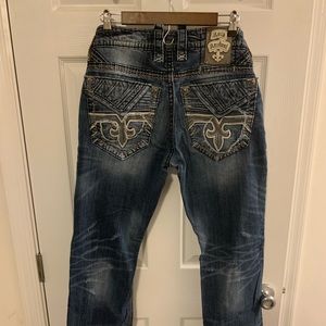 Mens Rock Revival Jeans “Elcomb” Slim Boot